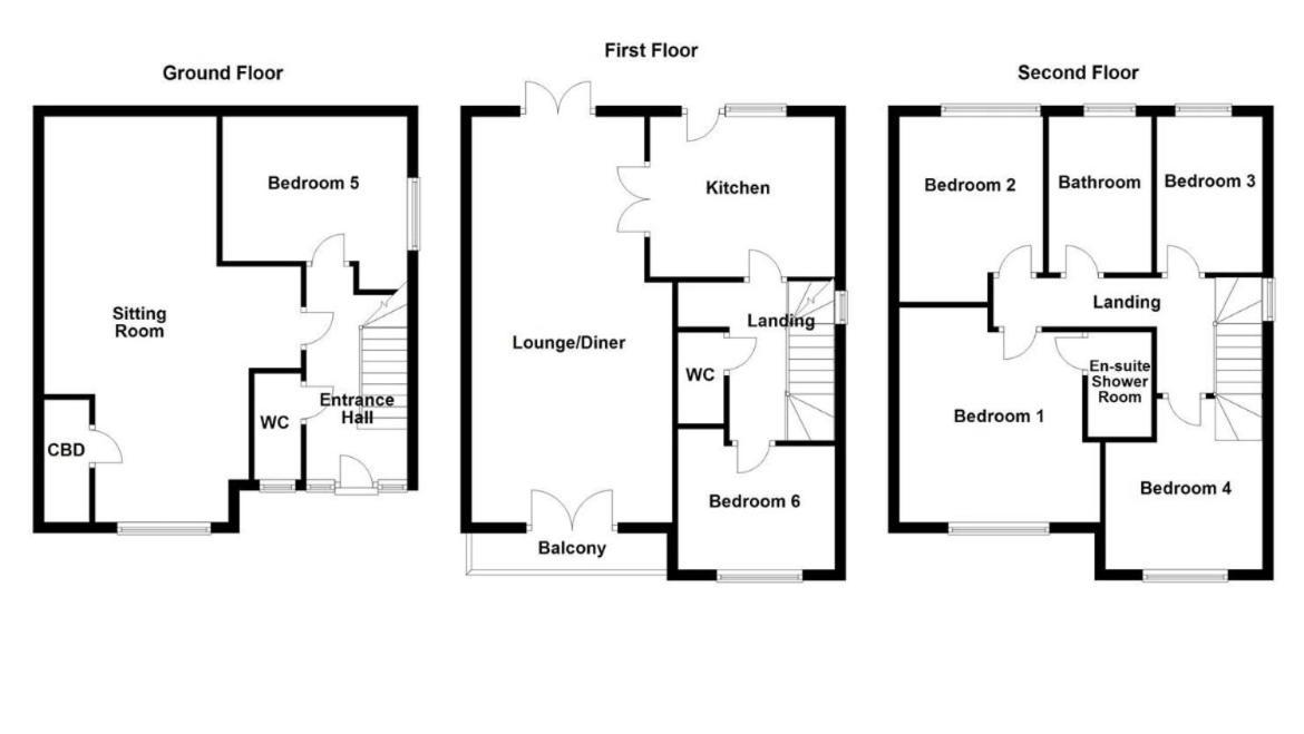 Villa House Of Kaima - 6 Bed Detached à Dewsbury Extérieur photo